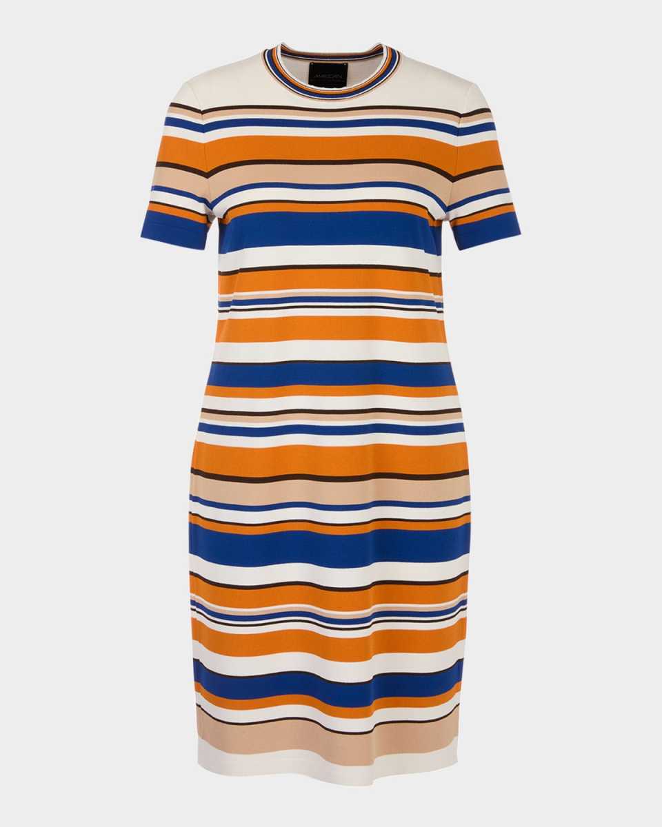 Striped Knit Mini Dress